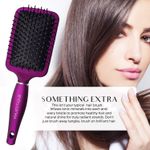 Buy Majestique Hair Brush Set - Paddle, Styling, Tail Comb & Wide Tooth Comb for Women & Men, Great on Wet or Dry Hair -Gold - Purplle