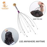 Buy Majestique Wooden Hair Brush and Head Massager - Refresh and Extend for All Hair Types - Color May Vary - Purplle