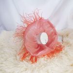 Buy Soho Boho Studio Peachy pink Boho Cloud Oversized Scrunchies - Purplle