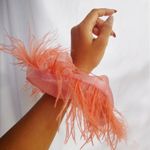 Buy Soho Boho Studio Peachy pink Boho Cloud Oversized Scrunchies - Purplle