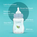 Buy U-Grow Anti Colic Wide Neck Baby Milk Feeding Bottle for Babies (Pack of 2) 250ML (Blue & Turquoise) - Purplle