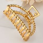 Buy Lilly & Sparkle Gold Toned Metal Claw Clip - Purplle
