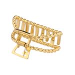 Buy Lilly & Sparkle Gold Toned Metal Claw Clip - Purplle
