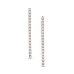 Buy Lilly & Sparkle Gold Toned Cz Stone Studded Stone Chain Necklace With Dangler Earrings - Purplle