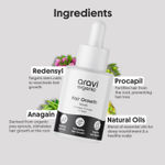 Buy Aravi Organic Hair Growth Serum With 3% Redensyl, 2% Anagain, 2% Procapil - For Hair Growth And Hair Fall Control - For Men & Women - 30 ml - Purplle