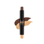 Buy Swiss Beauty Double Trouble Contour & Highlighter Stick 04 Coco Focus (8 g) - Purplle