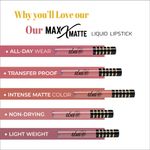 Buy Iba Maxx Matte Liquid Lipstick Shade - Blissful Mocha, 2.6ml | Transfer proof |Vegan & Cruelty Free - Purplle