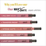 Buy Iba Maxx Matte Liquid Lipstick Shade - Fresh Peach, 2.6 ml | Transfer Proof | Velvet Matte Finish Creamy Lipstick | Highly Pigmented And Long Lasting | Full Coverage | 100% Vegan & Cruelty Free - Purplle