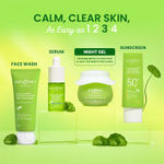 Buy Dot & Key CICA Calming Skin Renewing Night Gel | Night Cream with Niacinamide, Green Tea, Hyaluronic & Tea Tree Oil | For Acne, Dark Spot & Pigmentation, Oily, Acne Prone And Sensitive Skin | 60ml - Purplle