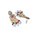 Buy Silvermerc Blue Monalisa Kundan Jewellery Set - Purplle