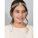 Buy Silvermerc Pearl Headband Rajputi Mathapati with Borla - Purplle