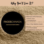 Buy FACES CANADA Weightless Stay Matte Finish Compact Powder - Natural, 9g | Oil Control | Evens Out Complexion | Blends Effortlessly | Pressed Powder For All Skin Types - Purplle
