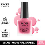 Buy FACES CANADA Ultime Pro Splash Matte Nail Enamel - Pastel Tassels M11, 8ml | Quick Drying | Matte Finish | Long Lasting | No Chip Formula | Nail Polish For Women | Smooth Application | Safe For Nails - Purplle