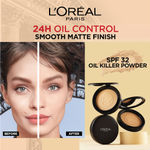 Buy L'Oreal Paris Infallbile 24h Oil Killer High CoverageAA Compact Powder | With SPF 32 & PA +++ | 95 Light Linen 6gm - Purplle