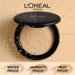 Buy L'Oreal Paris Infallbile 24h Oil Killer High CoverageAA Compact Powder | With SPF 32 & PA +++ | 95 Light Linen 6gm - Purplle