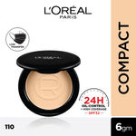 Buy L'Oreal Paris Infallbile 24h Oil Killer High Coverage Compact Powder | Matte-Finish,AA Blurs & Covers FlawsAA Compact For Face Makeup | With SPF 32 & PA +++ | 110 Rose Vanilla 6gm - Purplle