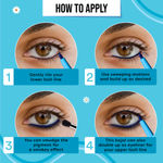 Buy SUGAR POP Longwear Matte Kajal - 02 Blue - Intense Blue Kohl Kajal | Long Lasting, Smudge Proof Pencil, Water Proof, Single Stroke Velvet Finish | Lasts Up To 16 Hours - Pack of 1 - Purplle