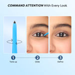 Buy SUGAR POP Longwear Matte Kajal - 02 Blue - Intense Blue Kohl Kajal | Long Lasting, Smudge Proof Pencil, Water Proof, Single Stroke Velvet Finish | Lasts Up To 16 Hours - Pack of 1 - Purplle