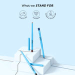 Buy SUGAR POP Longwear Matte Kajal - 02 Blue - Intense Blue Kohl Kajal | Long Lasting, Smudge Proof Pencil, Water Proof, Single Stroke Velvet Finish | Lasts Up To 16 Hours - Pack of 1 - Purplle