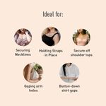 Buy Sirona Women Fashion Tape Double Stick Strips a€“ 16 Strips | For Clothing & Body, Strong and Clear Tape for All Skin Tones and Fabric | Transparent | Bra Tape Strips - Purplle