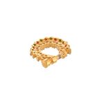 Buy Silvermerc Gold Plated Green & Pink Stone Studded Meenakari Nose Ring - Purplle
