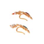 Buy Silvermerc Gold Plated Non Piercing Marathi Nosepin - Purplle