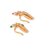 Buy Silvermerc Gold Plated Without Piercing Maharashtrian Nosering - Purplle