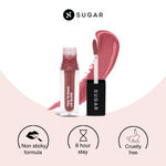 Buy SUGAR Cosmetics - Time To Shine - Lip Gloss - 02 Velma Pinkley (Pink Nude) - 4.5 gms - High Shine Lip Gloss with Jojoba Oil - Purplle