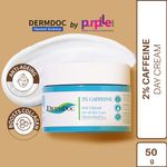 Buy DERMDOC by Purplle 2% Caffeine Day Cream (50g) | anti aging moisturizer | moisturizer for dry skin | caffeine for face | dull, tired skin | boosts collagen - Purplle