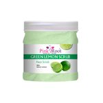 Buy Pink Root Green Lemon Scrub Face Scrub With Vetiver extract 500ml - Purplle