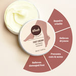 Buy Vilvah Store Foot Cream | For Dry And Cracked Feet | Moisturizes Rough Heels| Softens The Chapped Or Calloused Feet | Suitable For All Skin Types| Suitable For Men & Women | 100 ml - Purplle