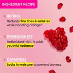 Buy Dot & Key Night Retinol + Ceramide Night Repair Cream | Hibiscus & Pomegranate Oil | Reduces Fine Lines & Wrinkles Lift Face Moisturizer With Hyaluronic Acid & Ceramides | 60ml - Purplle