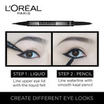 Buy L'Oreal Paris Superstar Duo Designer Eye Liner Black (0.1 g + 0.55 g) - Purplle