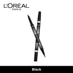 Buy L'Oreal Paris Superstar Duo Designer Eye Liner Black (0.1 g + 0.55 g) - Purplle