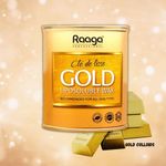 Buy Raaga Professional Liposoluble Metallic Wax, Gold, 800 ml - Purplle