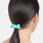 Buy Blueberry Women Set of 5 Knitted Bow-Shaped Ponytail Holders - Purplle