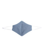 Buy Blueberry Women Blue Reusable 2-Ply Satin Outdoor Mask With Detachable Resin Chain Strap - Purplle