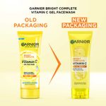 Buy Garnier Bright Complete Vitamin C Gel Facewash, 100g - Gentle Cleanser For Instant Brighter Skin - Purplle