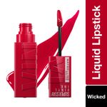 Buy Maybelline Superstay Vinyl Ink LiquidA Lipstick, WickedA  4.2 ml - Purplle