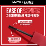 Buy Maybelline Tattoo Brow 3 Day Styling Brow Gel, Grey Brown, 6 ml | Semi-Permanent Tinted Eyebrow Gel - Purplle