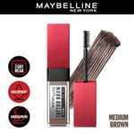 Buy Maybelline Tattoo Brow 3 Day Styling Brow Gel, Medium Brown, 6 ml | Semi-Permanent Tinted Eyebrow Gel - Purplle