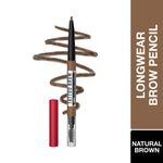 Buy Maybelline Tattoo Brow 36 Hr Brow Pencil, Natural Brown, 0.25gm | Waterproof Eyebrow Pencil with Precision Tip - Purplle