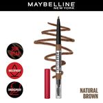 Buy Maybelline Tattoo Brow 36 Hr Brow Pencil, Natural Brown, 0.25gm | Waterproof Eyebrow Pencil with Precision Tip - Purplle