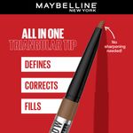 Buy Maybelline Tattoo Brow 36 Hr Brow Pencil, Natural Brown, 0.25gm | Waterproof Eyebrow Pencil with Precision Tip - Purplle