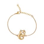 Buy Estele Gold Plated Blessed Ganesh Bracelet With Austrian Crystals For Men & Women - Purplle