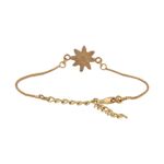 Buy Estele Gold Plated Ornamental Flower Bracelet With Austrian Crystals For Women - Purplle