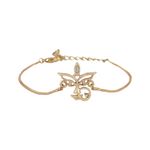 Buy Estele Gold Plated Heavenly Goddess Bracelet With Crystals For Men & Women - Purplle