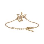 Buy Estele Gold Plated Heavenly Goddess Bracelet With Crystals For Men & Women - Purplle