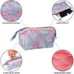 Buy NFI essentials Canvas Cosmetics, Vanity Jewellery, Stationery Pencil, Makeup Travel Pouch - Purplle