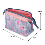 Buy NFI essentials Canvas Cosmetics, Vanity Jewellery, Stationery Pencil, Makeup Travel Pouch - Purplle